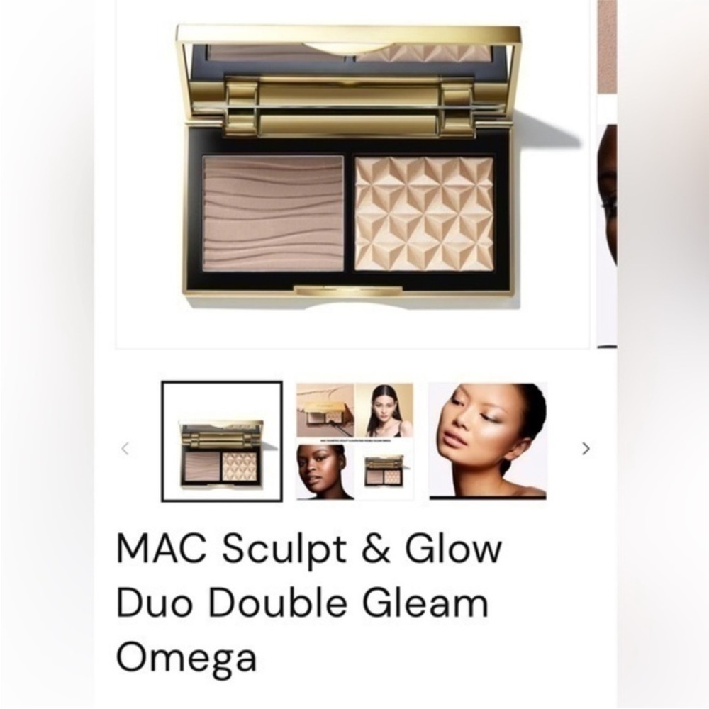 MAC BRAND NEW Sculpt & Glow Contour Duo - Gleam Omega